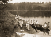 Båtutflykt på Sottern, 1910-tal