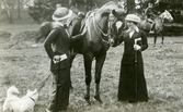 Hästaktiviteter på Färna herrgård, 1913