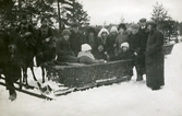 Slädfärd vid Ulvshyttans herrgård, påsken 1915