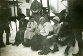 Paus i snödriva Ulvshyttans herrgård, 1915