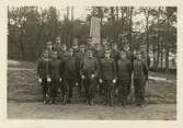 Officerskåren vid I 11 - detachementet i Karlskrona, ca 1927.