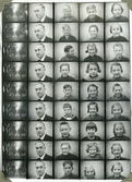 Polyfoto med lärare och elever, ca 1937