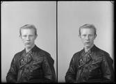 Porträtt, körfoto. Roger Pettersson, Verkstadsskolan, Kolbäck.
Ur Gustaf Åhmans samling.