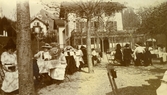 Lunch på uteservering i Alperna, 1918