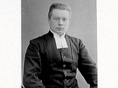 Mansporträtt. Pastor Bergström, Träslöv.