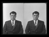 Porträtt, körfoto. Ellert Jansson, 
Vallbygatan 10, Kolbäck. Ur Gustaf Åhmans samling.