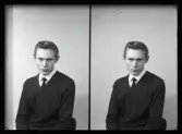 Mansporträtt, körfoto, Torsten Andersson, Yrkesskolan, Kolbäck.
Ur Gustaf Åhmans samling.