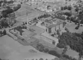 Vy över länssjukhuset 1950.