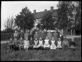 Grupporträtt, Amsta Skola (Lindskog).
Ur Gustaf Åhmans samling.