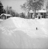 Karlstorp i vinterskrud, 1940-tal