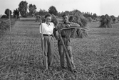 Tävlande i slu-tävling vid Karlstorp, 1940-tal