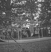 Gymnastikuppvisning i Askersund, 1940-tal