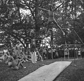 Gymnastikuppvisning i Askersund, 1940-tal