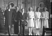 Konfirmation i Norrbyås kyrka, 1940-tal