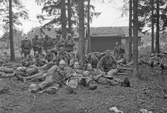 Militärövning i Norrbyås, 1940-tal