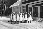 Skolkökselever på Fridhems skola, 1940-tal