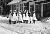 Skolkökselever på Fridhems skola, 1940-tal