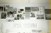 Bilder från idé och insprirationstidsaxeln inför kulturprojektet vid flygskolan i Norrtälje 1997.