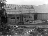 Läggning av spåntak i Karlstorp, 1926