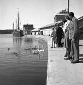 Båt vid kaj, 1930-tal