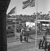 Distriktslantbruksmötet i Norrköping med jordbruksutställare, 1942