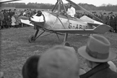 Flyguppvisning med en Autogiro vid Karlslund, 1930-tal