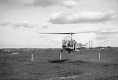 Helikopter vid landning, 1950-tal