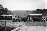 Turistresa med buss, 1930-tal