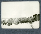 Matkö på militärövning i Överkalix, 1913