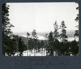 Utsikt över fjällen i Överkalix, 1913