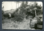 Väl kamouflerad bunker, 1912