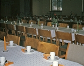 Kaffedukning i Askers församlingsgård, 1970