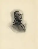 Okänd I 7-officer. 
Ateljéfoto, ca 1915. 


Ev. Robert Drangel (1860-1923). Kapten vid Karlskrona grenadjärreg. 1902.