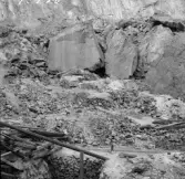 Falun, skutor (stora block) nere i Stöten 1914.