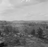Falun, Gamla berget, gruvområdet och staden i bakgrunden 1914.