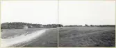 Heden sedd från norr (depåläger m.m.). 
Text på baksidan: 