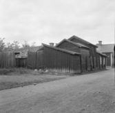 Falun, Bodar och stuga vid Kung Magnigatan.