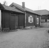 Falun, Bergsmansgränd. T.h. Thunstedska gården 1925.