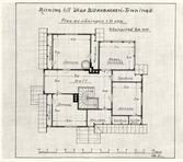 Planritning; Villa Björkbacken; Tynningö