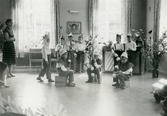 Teater på skolavslutningen i Brevens skola, 1961