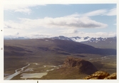 Vy över Rapadalen i Sareks nationalpark, 1972