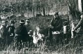 Paus i jaktlaget under jakt i Karlskoga 1984