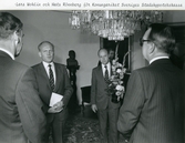 Överlämnande av jubiléumsgåva för Konungarikets Sveriges stadshypotekskassa, 1986-09-23