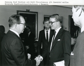 Överlämnande av jubiléumsgåva för Samrådet mellan Nordiska Realkreditinstitutioner i Danmark , 1986-09-23