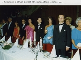 Kungssången sjunges på jubileumsbanketten, 1986-09-23