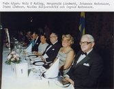 Gäster vid honnörsbordet vid jubileumsbanketten, 1986-09-23