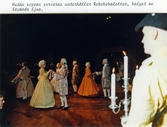 Under jubileumsbanketten underhåller Rokokobaletten, 1986-09-23