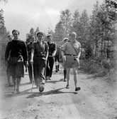 Exkursionsgänget på Skogis, 1945