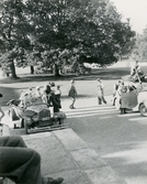 Avsittning vid Garpenbergs herrgård vid sommarspelen, 1946