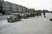 Skogiseleverna på sommarresa vid kajen i Helsingborg, 1947